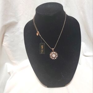 Vintage Cookie Lee Medallion Necklace